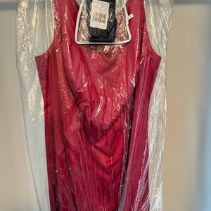 David’s Bridal, apple red, bridesmaids dress